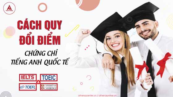 CÁCH QUY ĐỔI ĐIỂM CHỨNG CHỈ TIẾNG ANH QUỐC TẾ