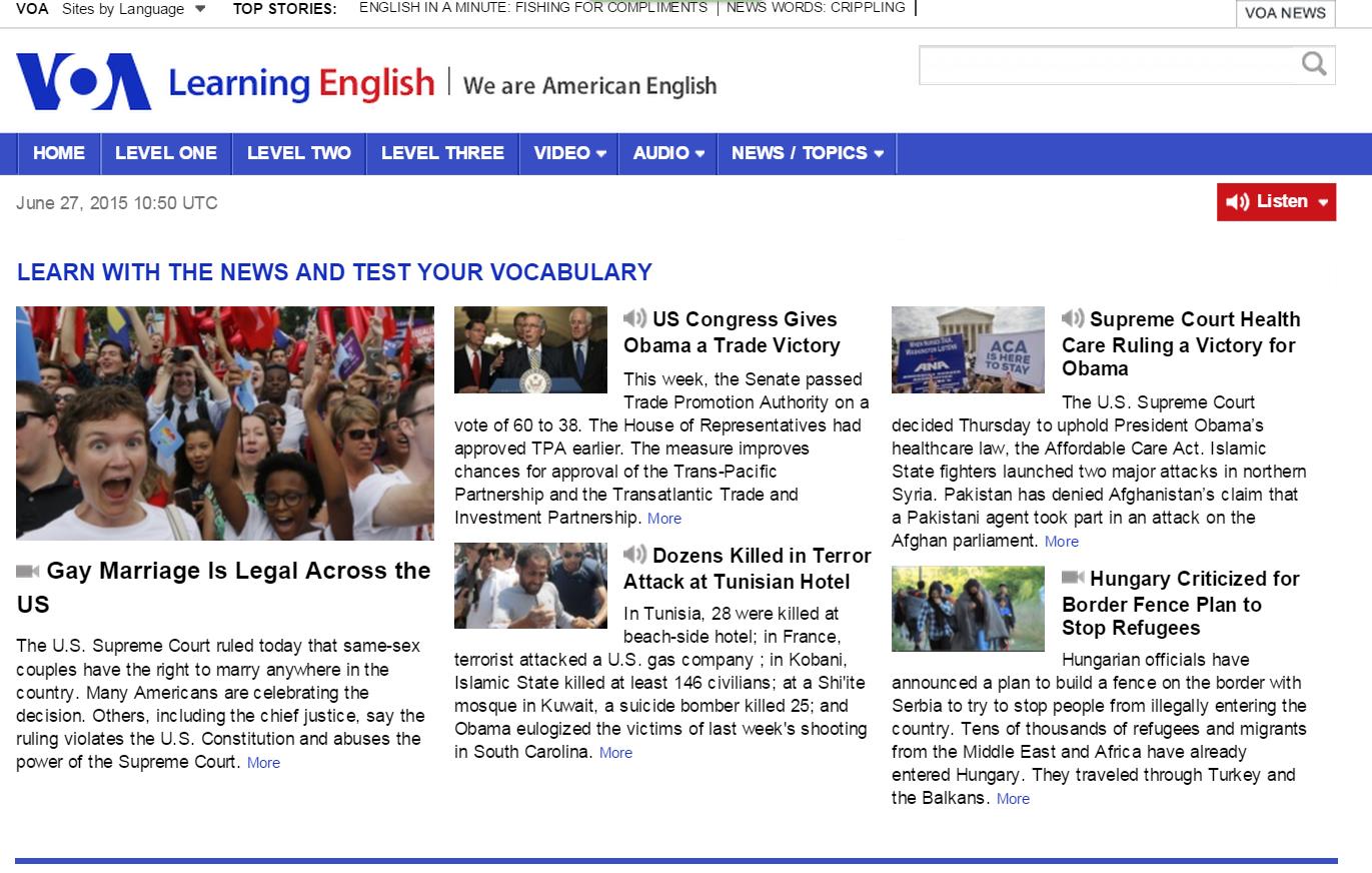 voa learning english