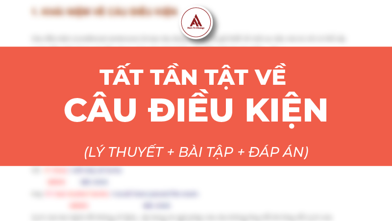 c&acirc;u điều kiện If 