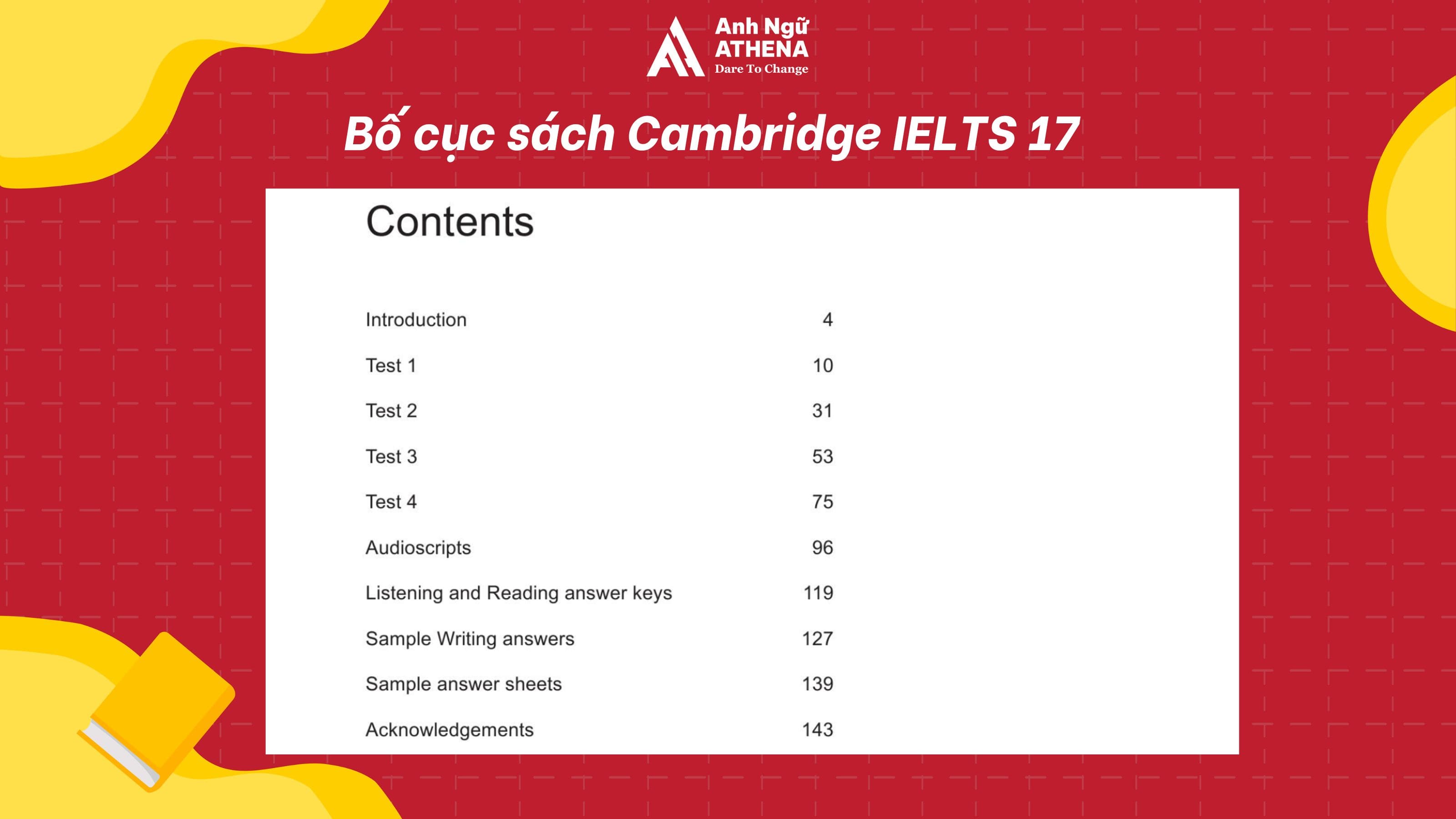 Bố cục sách Cambridge 17