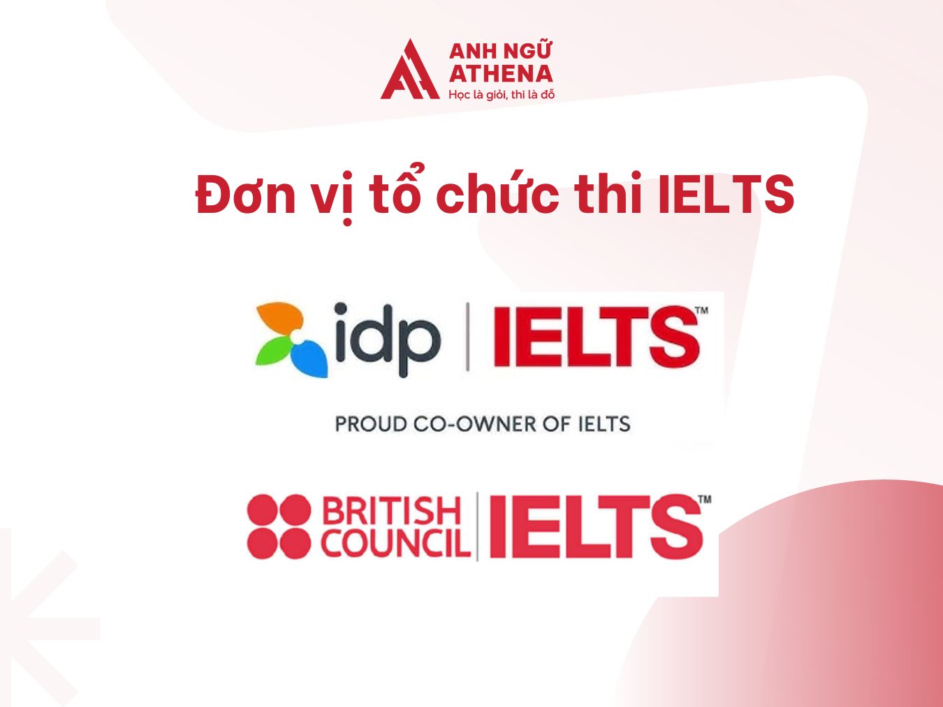 Đơn vị tổ chức thi IELTS