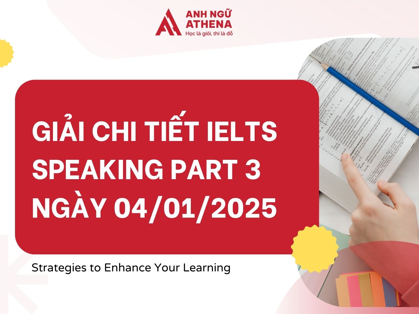 Giải chi tiết IELTS Speaking Part 3 ngày 04/01/2025