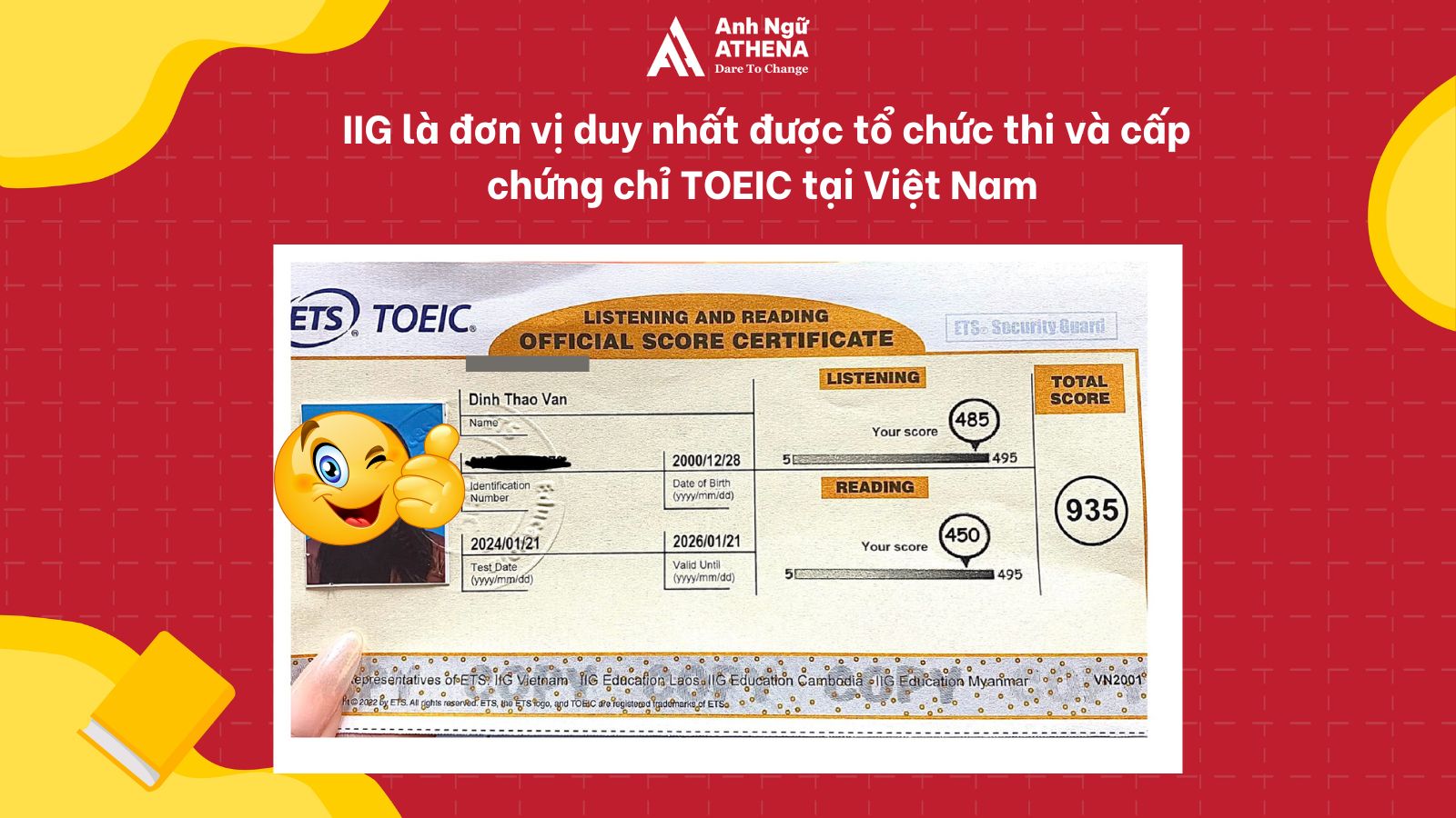 IIG - đơn vị tổ chức thi TOEIC tại Việt Nam
